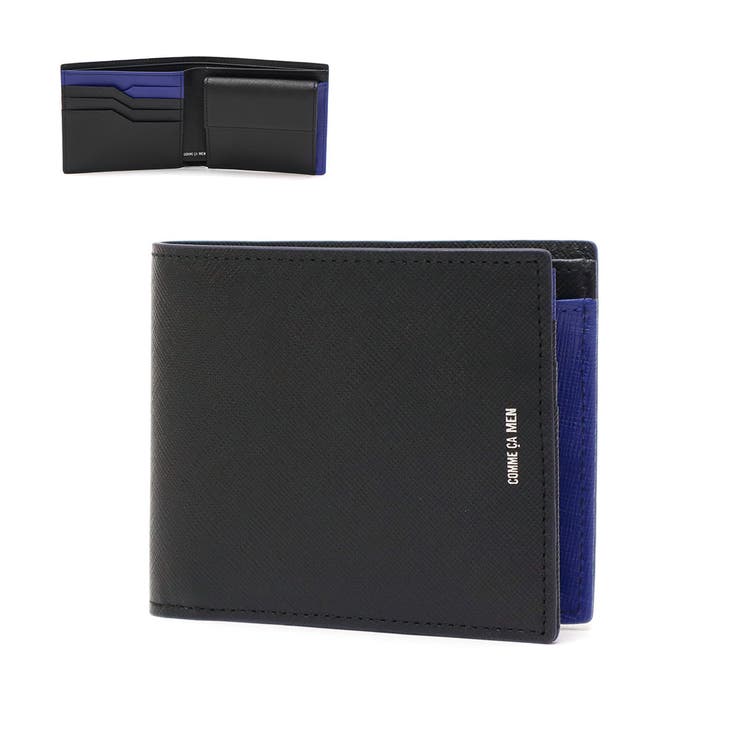 ブラック×ブルー | コムサメン 二つ折り財布 COMME | ギャレリア Bag＆Luggage