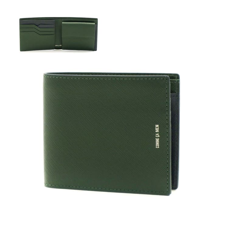 グリーン×ネイビー | コムサメン 二つ折り財布 COMME | ギャレリア Bag＆Luggage