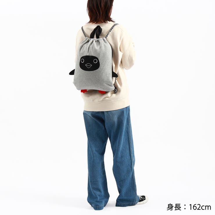 CHIMAKI チマキ　リュック　フラワーレース チーク cheek チーク pokkori kinchaku 2way tote（グレー