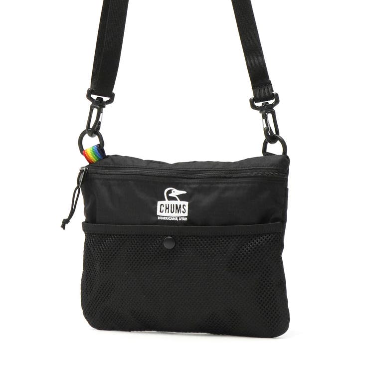 ⭐️美品・希少⭐️コーチ チャールズ サコッシュ マテリアルズ カモフラ 黒 日本正規品 チャムス サコッシュ[品番：GLNB0013289