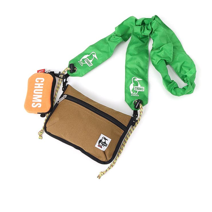 Orange×Lt.Brown | 日本正規品 チャムス ショルダーバッグ | ギャレリア Bag＆Luggage