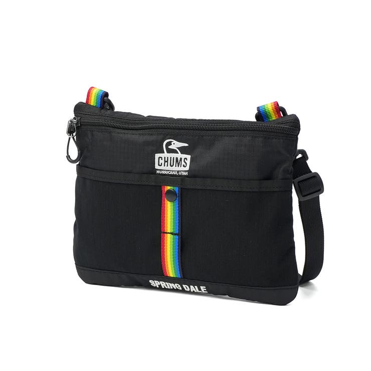 Black×Rainbow | 日本正規品チャムス サコッシュ CHUMS | ギャレリア Bag＆Luggage