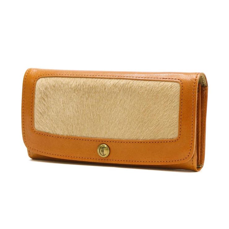 キャメルxベージュ(83-2744) | クレドラン 長財布 CLEDRAN | ギャレリア Bag＆Luggage