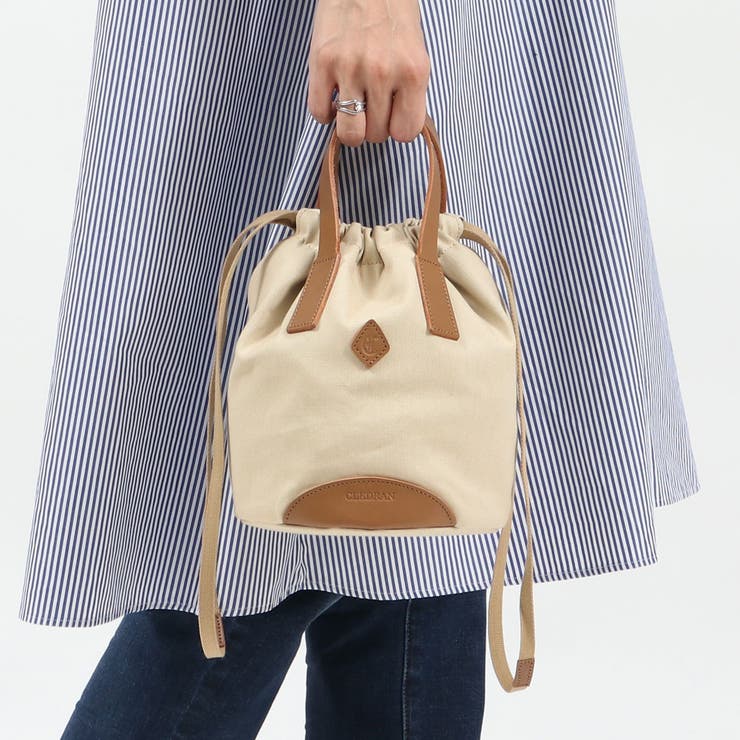 クリーム(81-5139) | クレドラン 巾着バッグ CLEDRAN | ギャレリア Bag＆Luggage