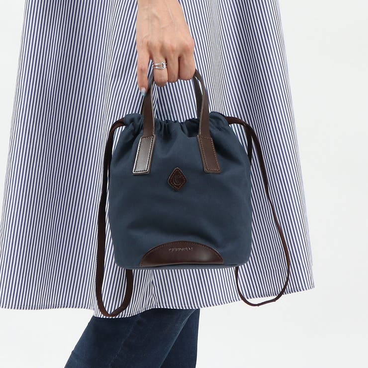 ダークネイビー(81-5142) | クレドラン 巾着バッグ CLEDRAN | ギャレリア Bag＆Luggage