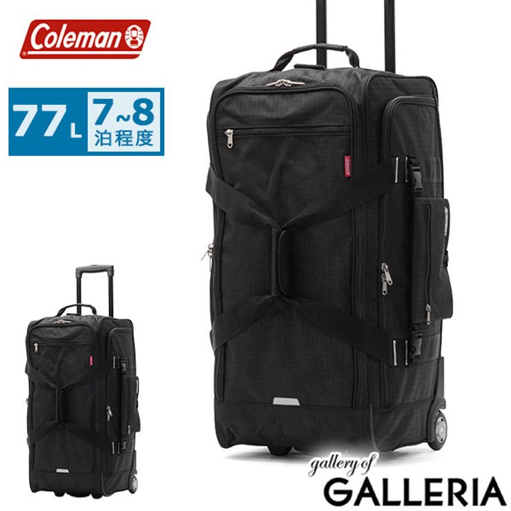 Coleman ボストンバッグキャリー ネイビー/ピンク Coleman ボストン