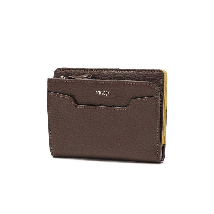ブラウン×マスタード | COMMECA 二つ折り財布 コムサ | ギャレリア Bag＆Luggage