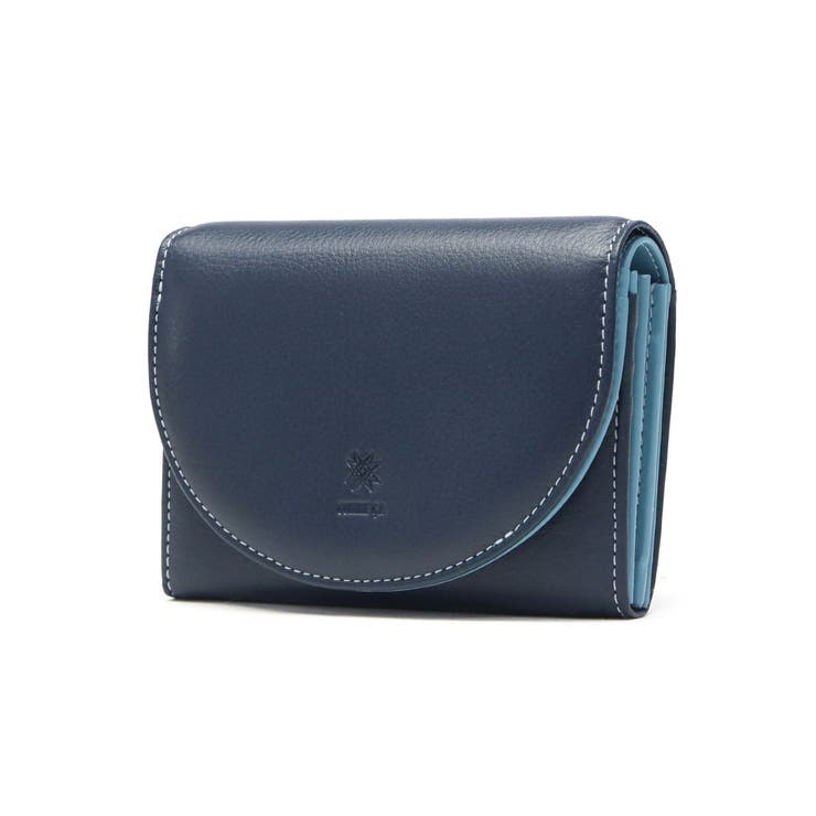ネイビー×ブルージーン | COMMECA 二つ折り財布 コムサ | ギャレリア Bag＆Luggage
