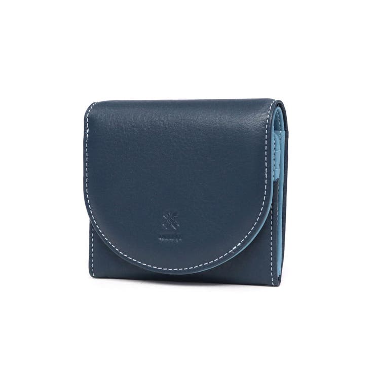 ネイビー×ブルージーン | COMMECA 二つ折り財布 コムサ | ギャレリア Bag＆Luggage