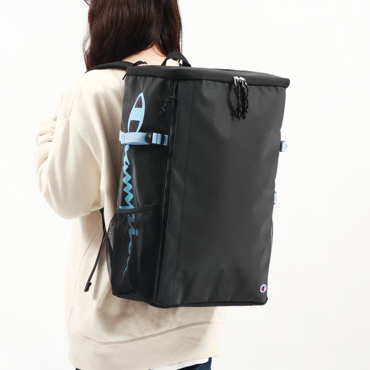 ブラック×スカイブルー | チャンピオン リュック Champion | ギャレリア Bag＆Luggage