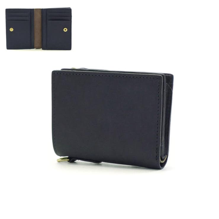 ネイビー(75) | クリード 2つ折り財布 Creed | ギャレリア Bag＆Luggage