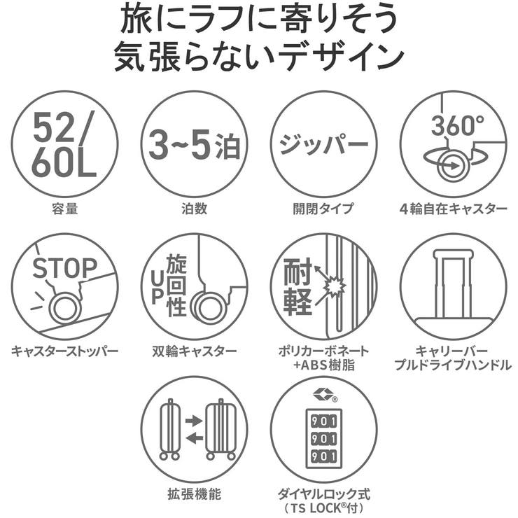 ディッキーズ スーツケース Mサイズ[品番：GLNB0012856