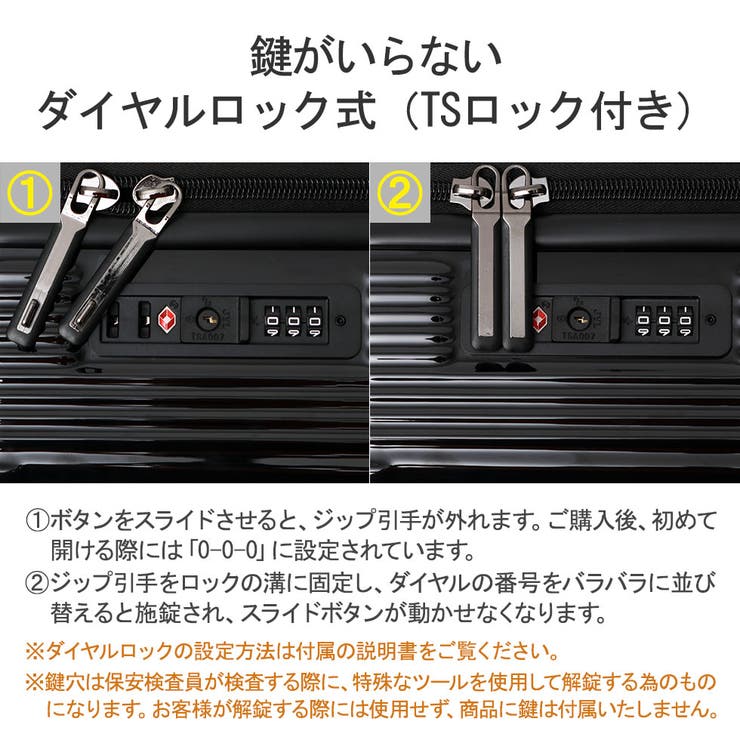 ディッキーズ スーツケース Mサイズ[品番：GLNB0012856