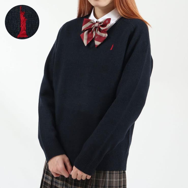 ネイビーxレッド(580) | イーストボーイ セーター レディース | ギャレリア Bag＆Luggage