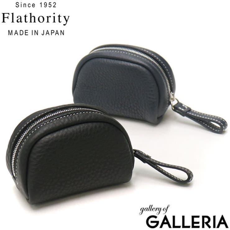 Flathority フラソリティ ポーチ 本革 メンズ 日本製 マルチポーチ コンパクト (チョコブラック)