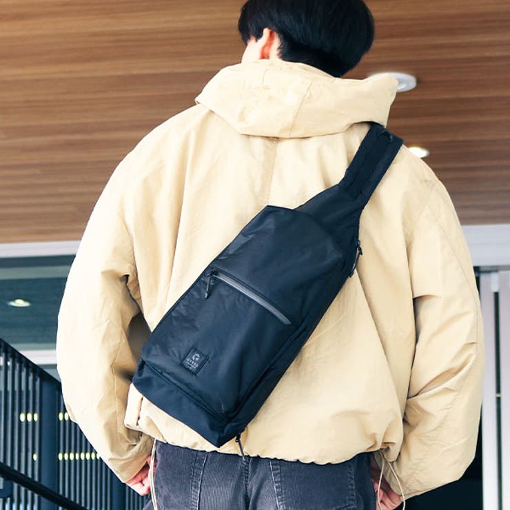 GARNI ナイロンボディバッグ シルバーエンブレム付★ virgo glamb VIRGOwearworks】GARNI×VIRGOwearworks「CROSS V GEM」 - V