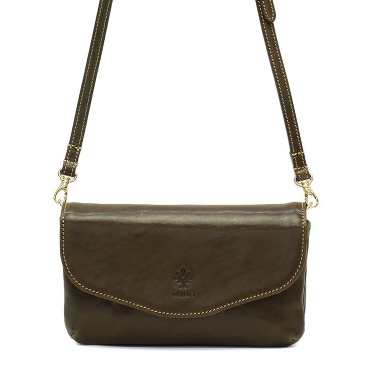 オリーブ(52) | ［アルベロ］お財布ショルダー ALBERO お財布ポシェット | ギャレリア Bag＆Luggage
