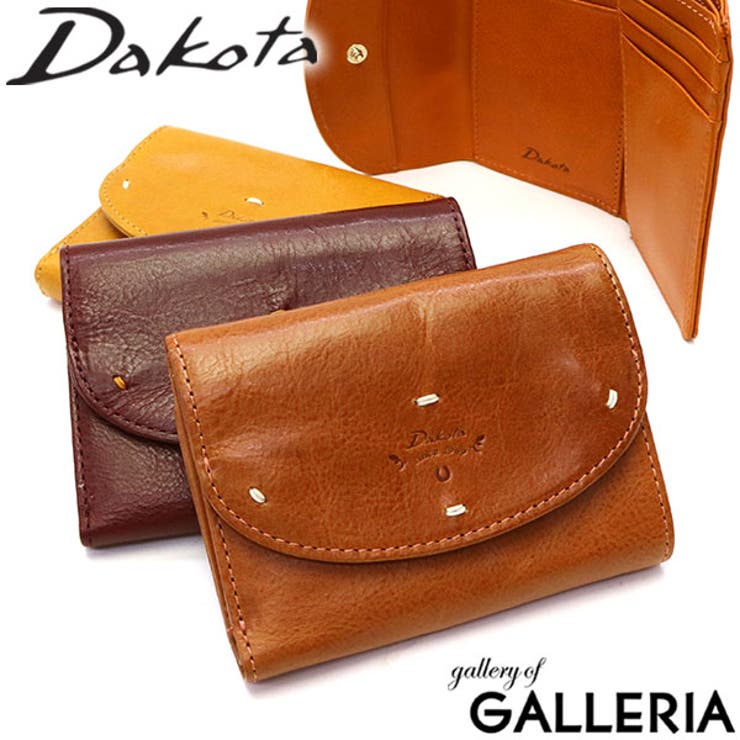 Dakota［ダコタ] 三つ折り財布 本革 財布 カッシーニ キャメル 楽天