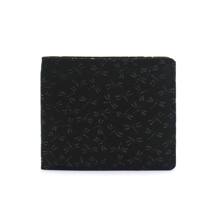 とんぼ(黒x黒) | ［印傳屋］二つ折り財布 印伝 インデンヤ | ギャレリア Bag＆Luggage