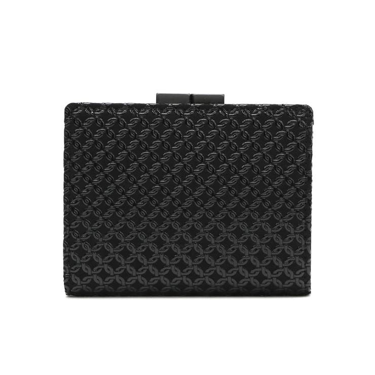輪繋ぎ小(黒x黒) | ［印傳屋］財布 印伝 インデンヤ | ギャレリア Bag＆Luggage