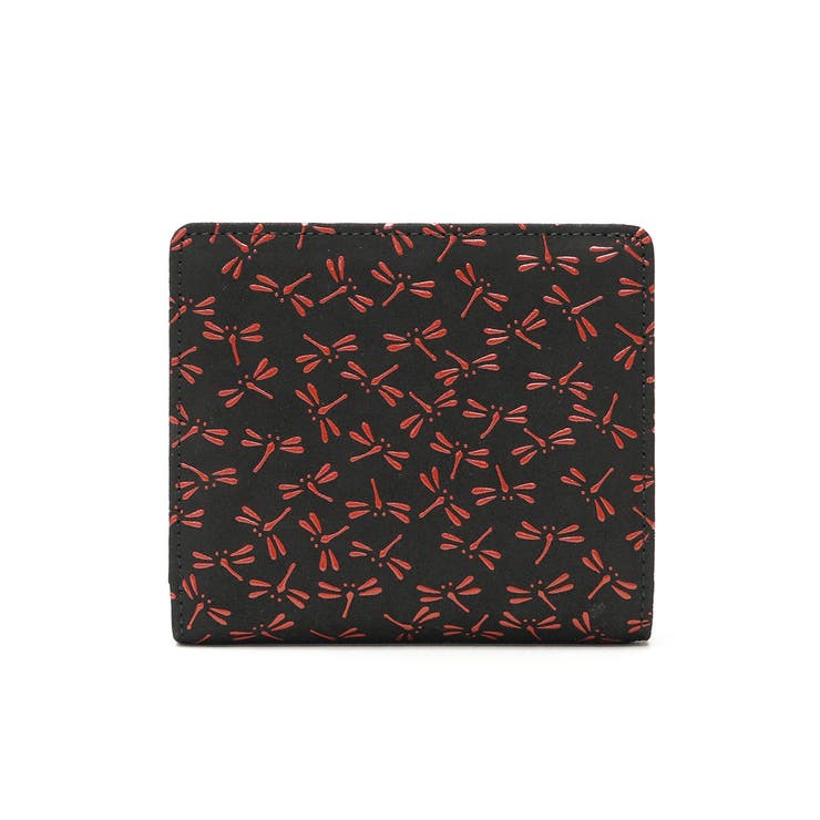 とんぼ(黒x赤) | ［印傳屋］財布 印伝 インデンヤ | ギャレリア Bag＆Luggage