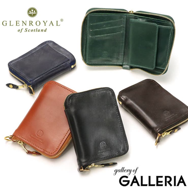 3カ月保証 グレンロイヤル 2つ折り財布[品番：GLNB0008373