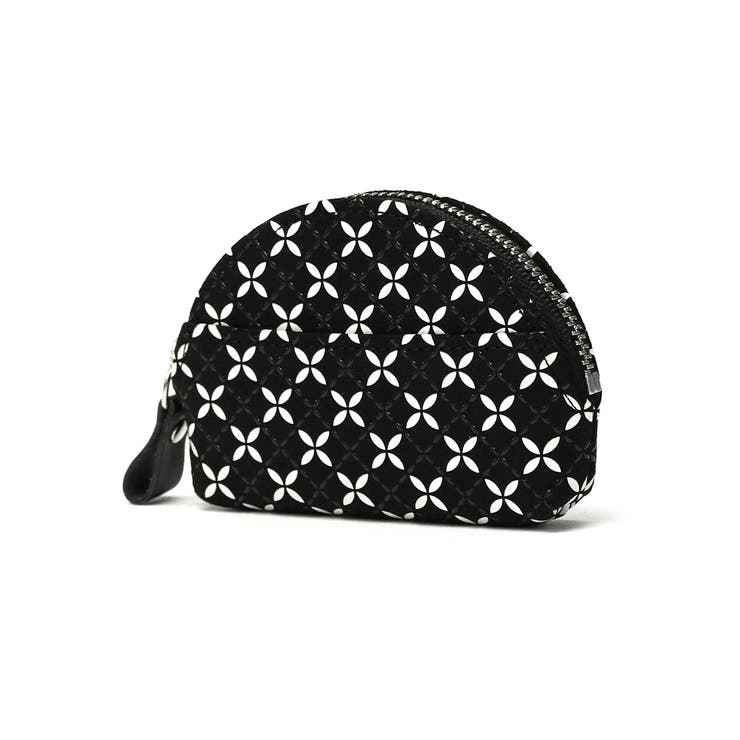 七宝繋ぎ(黒x白) | 印傳屋 小銭入れ 印伝 | ギャレリア Bag＆Luggage