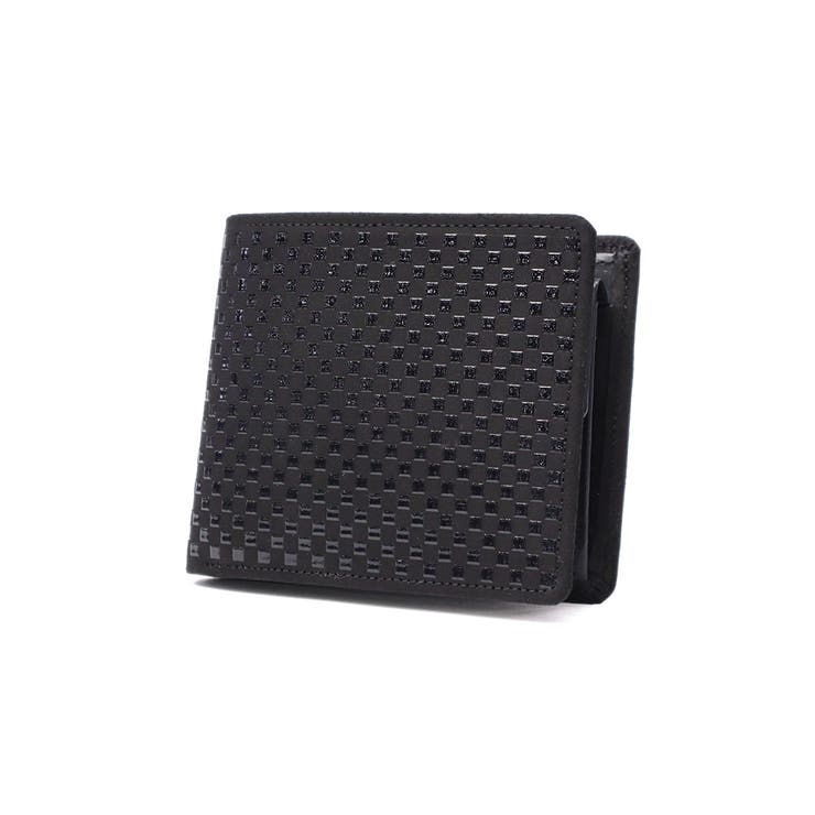 INISHIE(黒×黒) | 印傳屋 二つ折り財布 INDEN | ギャレリア Bag＆Luggage