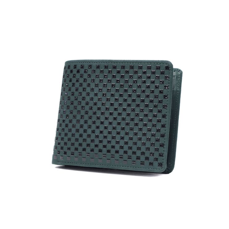 INISHIE(緑×黒) | 印傳屋 二つ折り財布 INDEN | ギャレリア Bag＆Luggage