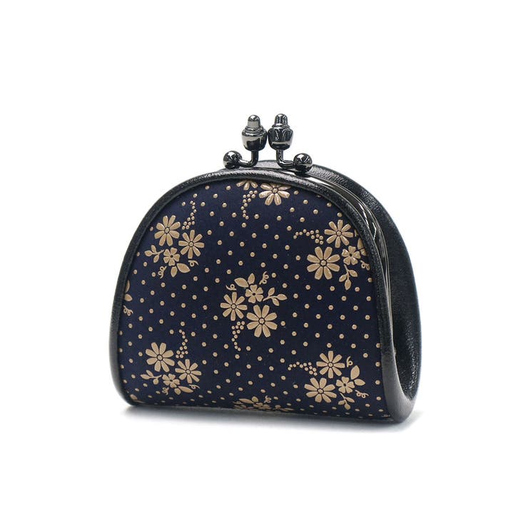 コスモス(紺x白) | 印傳屋 小銭入れ 印伝 | ギャレリア Bag＆Luggage