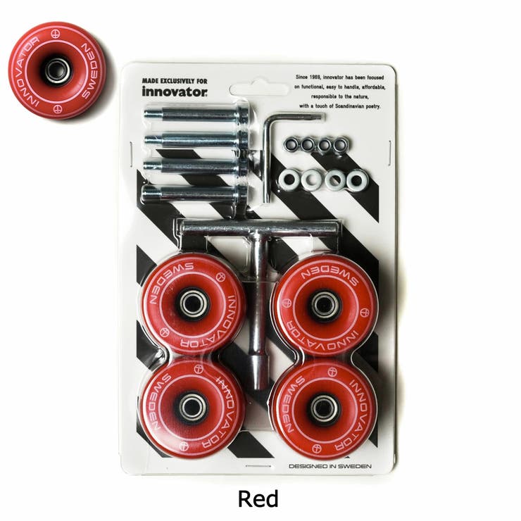 レッド | 【日本正規品】イノベーター 交換用キャスター スーツケース | ギャレリア Bag＆Luggage