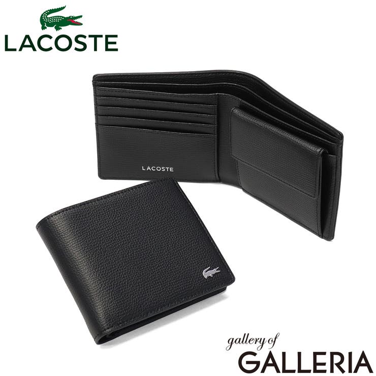 ラコステ 二つ折り財布 LACOSTE[品番：GLNB0018529]｜ギャレリア