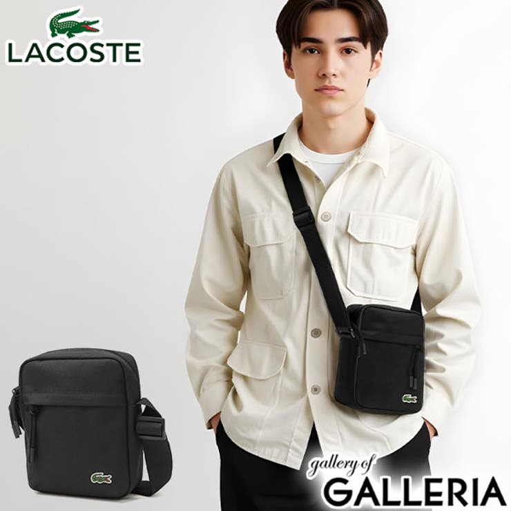 ラコステ ショルダーバッグ コンパクト ビンテージ Lacoste Tennis 