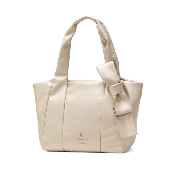 ランバン　LANVIN シャンパンゴールド　巾着バッグ ランバンLANVIN シャンパンゴールド巾着バッグ