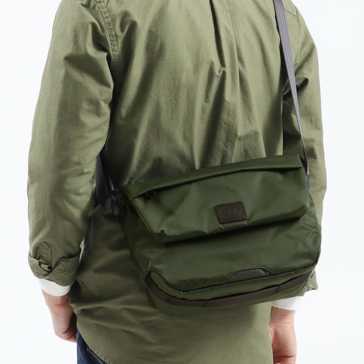 【新品未使用】マンハッタンポーテージブラックレーベルショルダーバック（オリーブ） Manhattan Portage BLACK LABEL 最大42% 9/29限定 マンハッタン