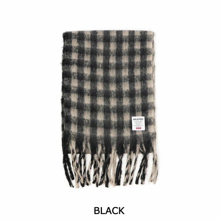 ブラック | ミルクフェド マフラー レディース | ギャレリア Bag＆Luggage