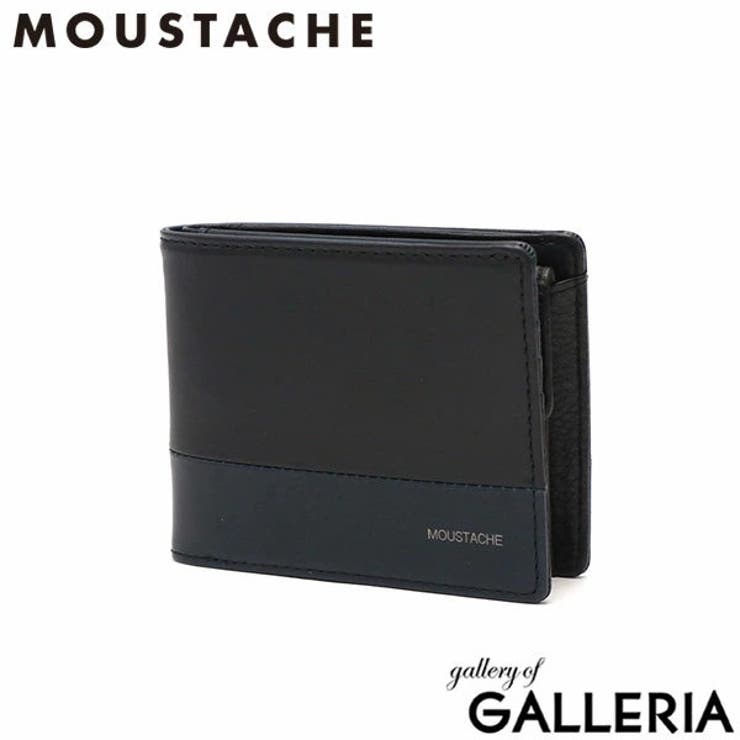 ブラック | ムスタッシュ 二つ折り財布 メンズ | ギャレリア Bag＆Luggage