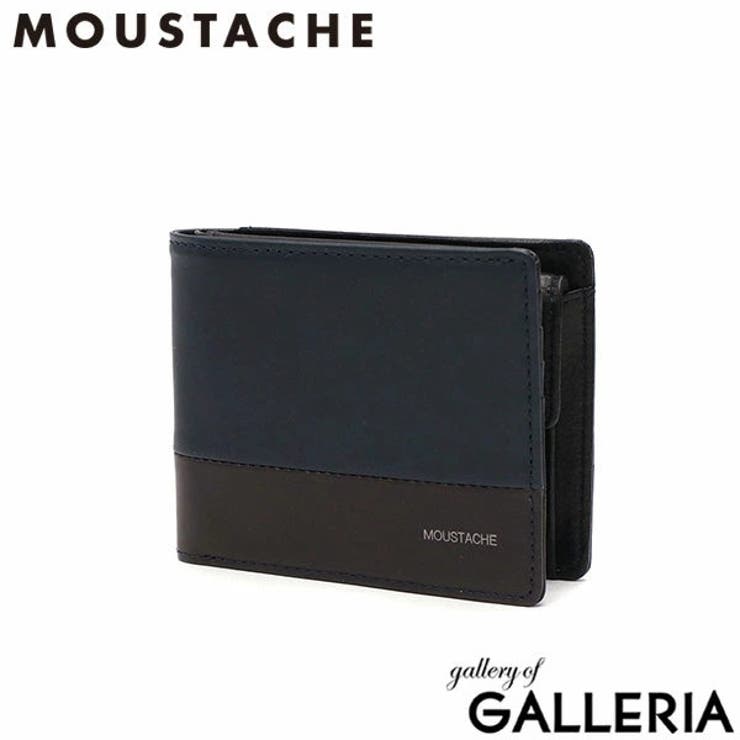 ネイビー | ムスタッシュ 二つ折り財布 メンズ | ギャレリア Bag＆Luggage