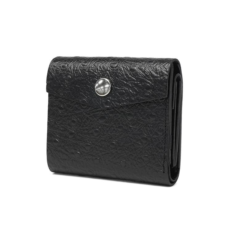BLACKxOSTRICH | マスターアンドコー 二つ折り財布 MASTER&Co | ギャレリア Bag＆Luggage