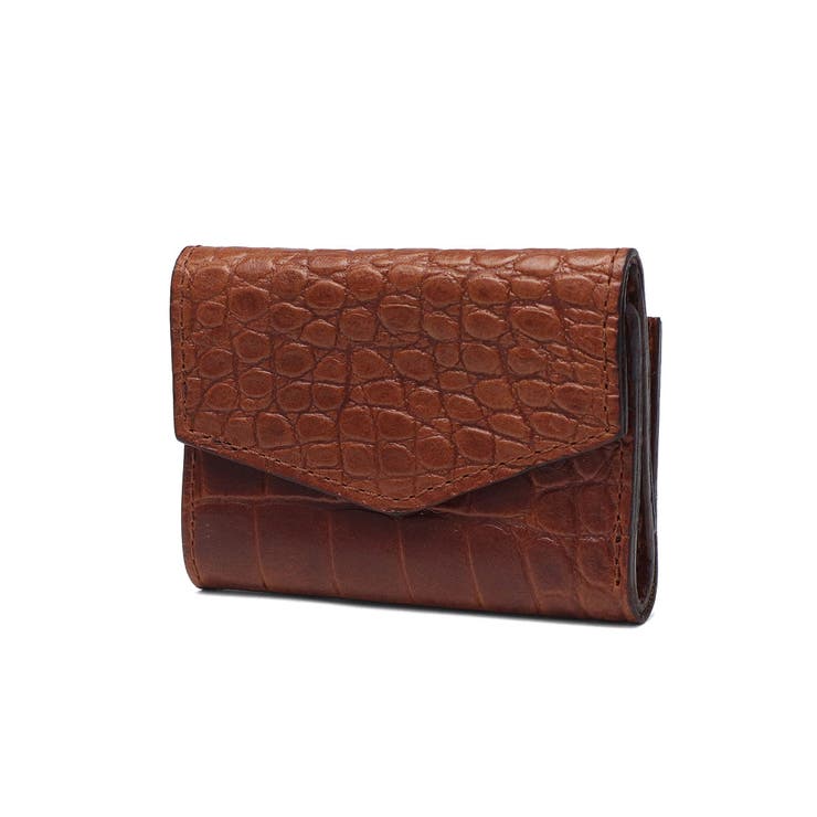 CROCO×BROWN | マスターアンドコー 三つ折り財布 MASTER＆Co | ギャレリア Bag＆Luggage