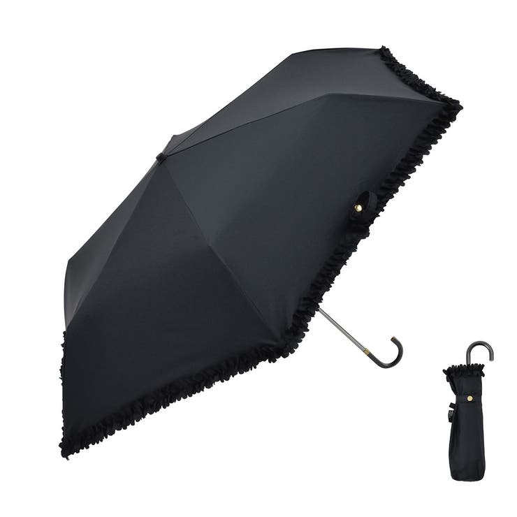 Black | ニフティカラーズ 折りたたみ傘 レディース | ギャレリア Bag＆Luggage