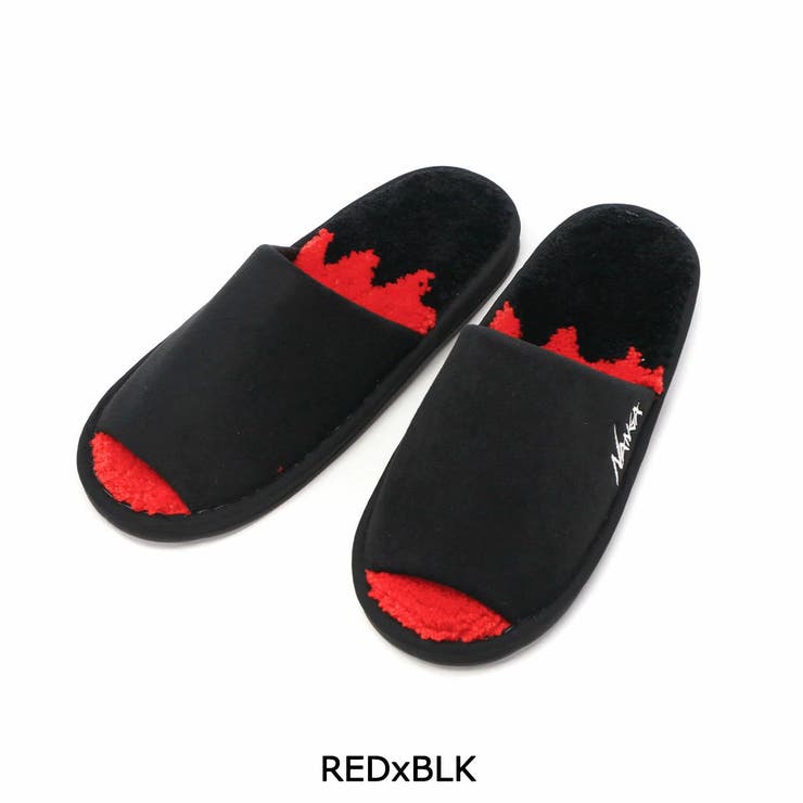 レッドxブラック | ナンガ スリッパ メンズ | ギャレリア Bag＆Luggage