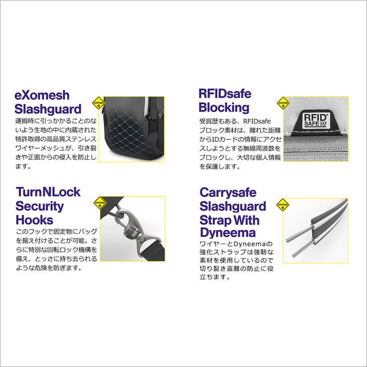 パックセーフ トートバッグ pacsafe | ギャレリア Bag＆Luggage | 詳細画像27 