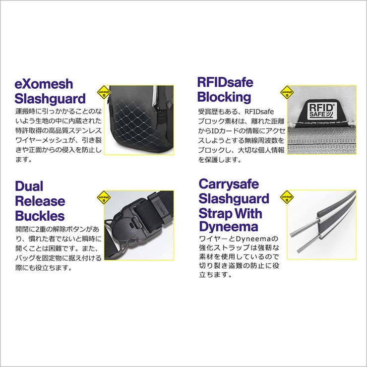 パックセーフ ボディバッグ pacsafe | ギャレリア Bag＆Luggage | 詳細画像20 
