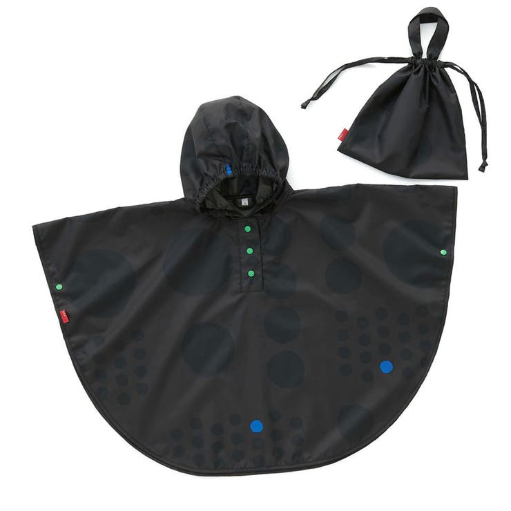 BLACK | サンキューニプリュスエム レインポンチョ 392plusm | ギャレリア Bag＆Luggage