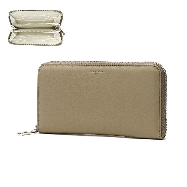 GREIGE×WHITE | ペッレモルビダ 長財布 PELLEMORBIDA | ギャレリア Bag＆Luggage
