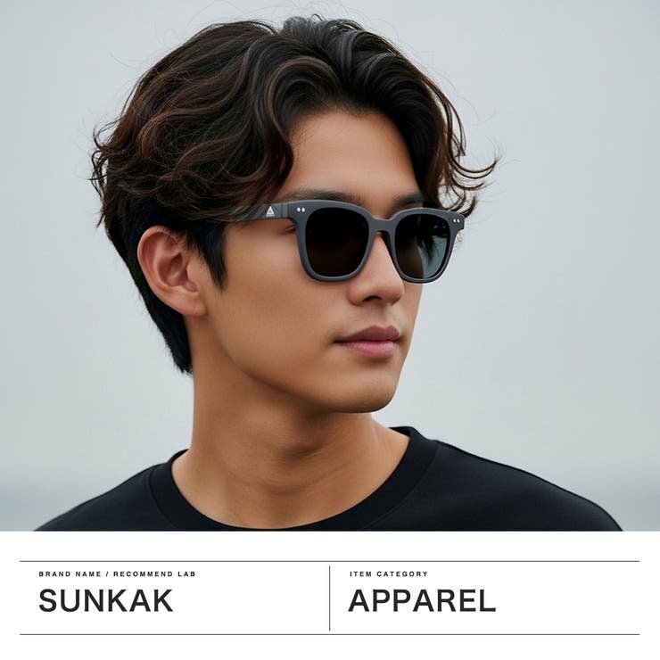 sunkak サングラス SUNKAK TYPE 2 ORIGINAL WHITE LOGO 2025 