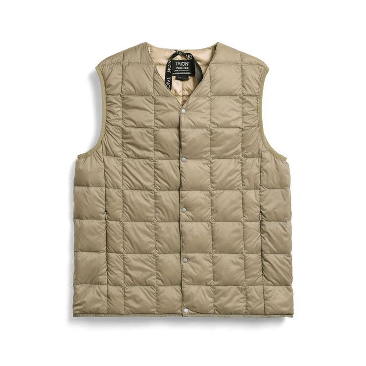 KHAKI | タイオン ダウンベスト TAION | ギャレリア Bag＆Luggage