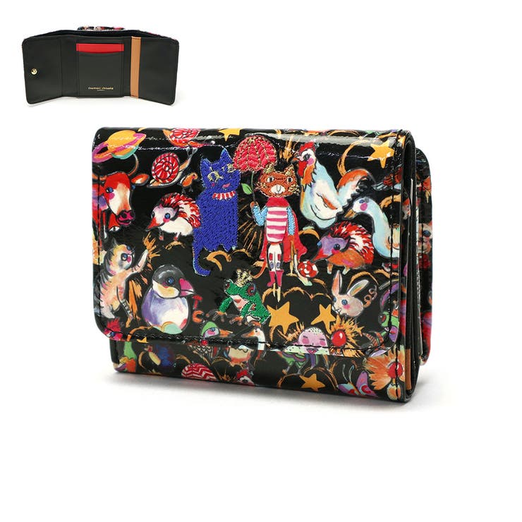 ブラック | ツモリチサト 三つ折り財布 tsumorichisatoCARRY | ギャレリア Bag＆Luggage