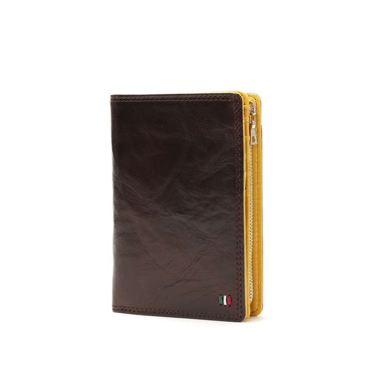 ブラウンxイエロー(08) | ウルティマトーキョー 二つ折り財布 本革 | ギャレリア Bag＆Luggage